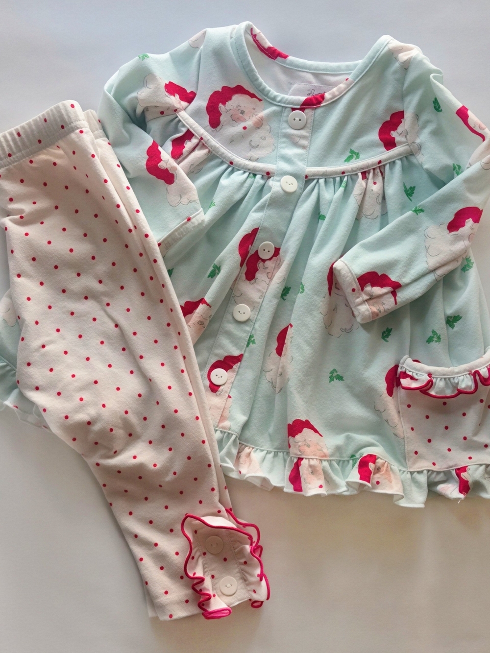 SweetHoney Santa On Ice Tunic Set ♡ Size 18m
